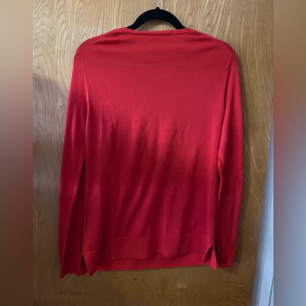 Lacoste Vneck Patch Pocket Pull Over Sweater Eu42… - image 7